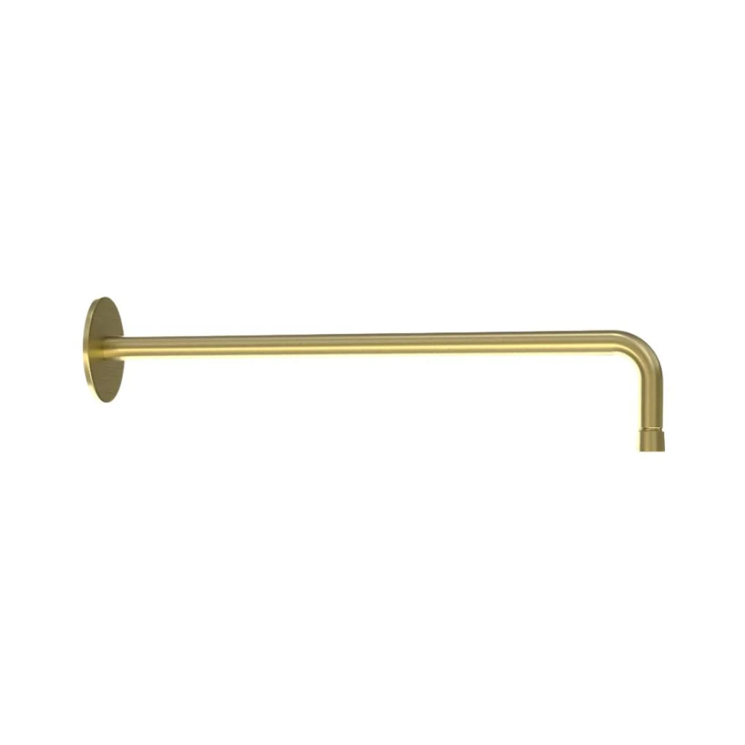 SHOWER ARM WITH FLANGE - JAQUAR FAUCETS - ( GOLD DUST - SHOWER ACC. - 600x15 mm - 24inchX0.5inch )