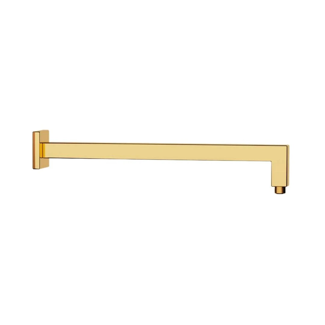 (PRUN) SHOWER ARM SQUARE W/FLANGE - JAQUAR FAUCETS -  ( GOLD - SHOWER ACC. - 15x600 mm - 0.5inchX24inch )