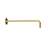 (PRUN) SHOWER ARM 300MM WITH FLANGE - JAQUAR FAUCETS -  ( GOLD - SHOWER ACC. - 300x15 mm - 12inchX0.5inch )