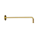 (PRUN) SHOWER ARM FOR RAIN SHOWER 450MM - JAQUAR FAUCETS -  ( GOLD - SHOWER ACC. - 0x15 mm - 0inchX0.5inch )
