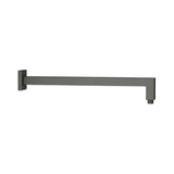 SHOWER ARM SQUARE W/FLANGE - JAQUAR FAUCETS -  ( GRAPHITE - SHOWER ACC. - 15x400 mm - 0.5inchX16inch )