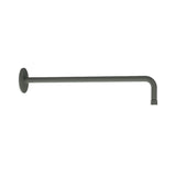 SHOWER ARM WITH FLANGE - JAQUAR FAUCETS - ( GRAPHITE - SHOWER ACC. - 600x15 mm - 24inchX0.5inch )