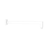 SHOWER ARM SQUARE W/FLANGE - JAQUAR FAUCETS -  ( WHITE MATT - SHOWER ACC. - 600x15 mm - 24inchX0.5inch )