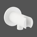 WALL OUTLET WITH SHOWER HOOK ROUND - JAQUAR FAUCETS -  ( WHITE MATT - SHOWER ACC. - 0x15 mm - 0inchX0.5inch )