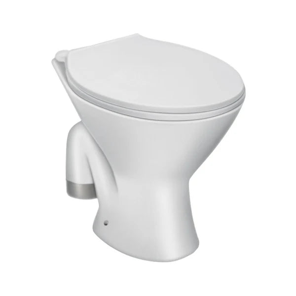 E.W.C P-TRAP WITH STANDARD SEAT COVER - HINDWARE -  ( STAR WHITE -  - 0x0 mm - 0inchX0inch )
