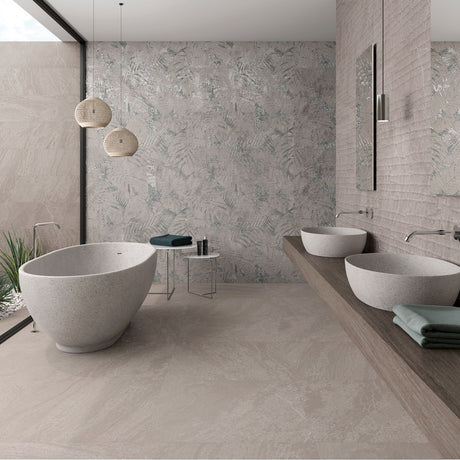 SLATESTONE DECOR TROPIC GREY 3PC SET - EUROPEAN -  (  - SLATESTONE - 1200x300 mm - 48inchX12inch )