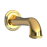 (PRUN) BATH TUB SPOUT W/WALL FLANGE - JAQUAR FAUCETS -  ( GOLD - SPOUT - 0x15 mm - 0inchX0.5inch )
