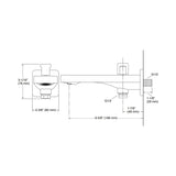 PARALLEL BATH SPOUT W/DIVERTER - KOHLER PREMIUM -  ( BLACK MATT - PREMIUM - 0x15 mm - 0inchX0.5inch )