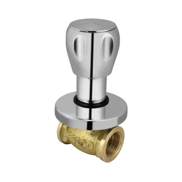 CONC.STOP COCK - ESSCO FAUCET -  ( CHROME - SOMETHING SPL - 0x20 mm - 0inchX0.75inch )