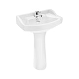 WASH BASIN STANDARD - HINDWARE -  ( STAR WHITE - STANDARD - 630x450 mm - 25inchX18inch )