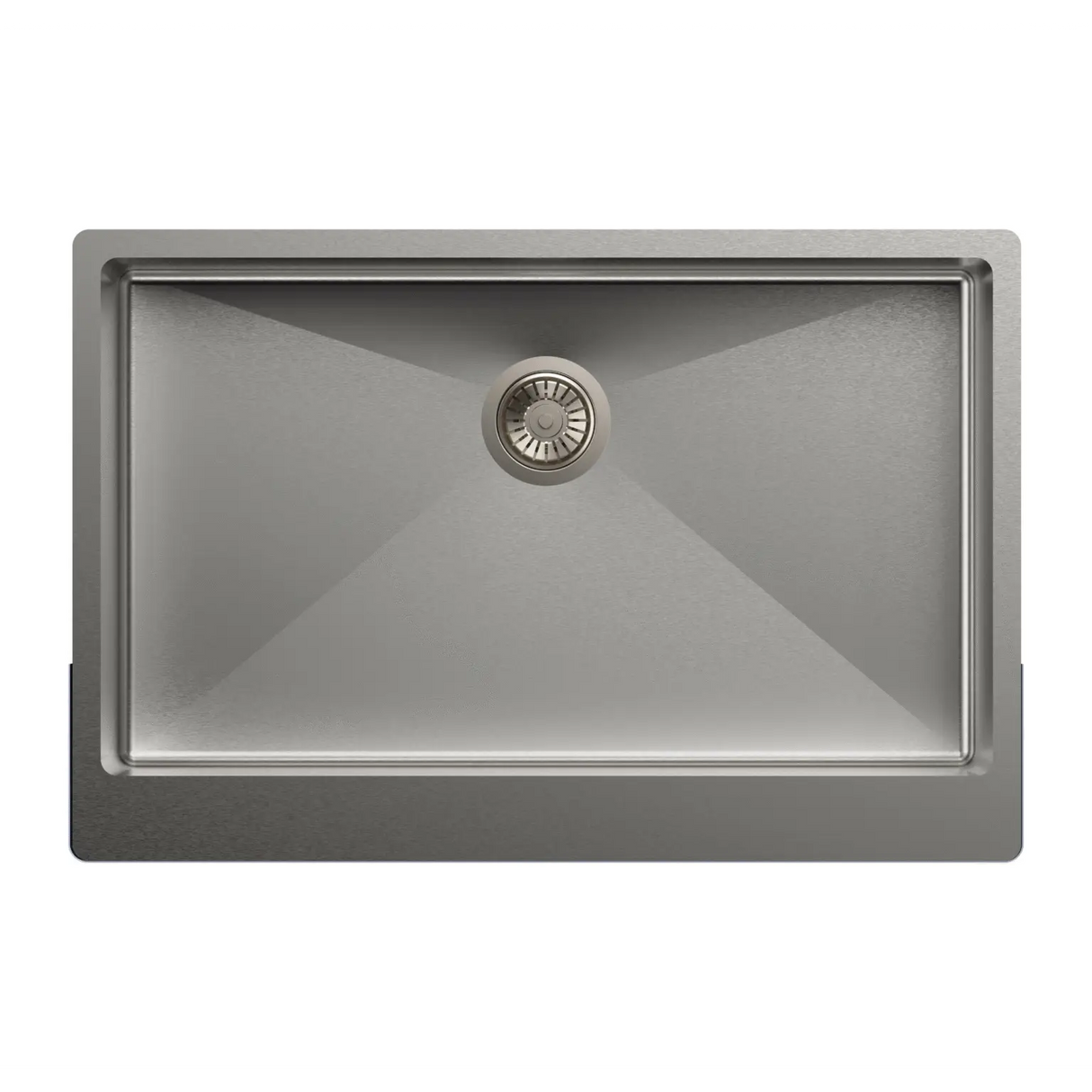 1 BOWL W/O DRAINBOARD (DEPTH 9INCH) THK 1.2MM - CARYSIL -  ( MATT FINISH - APPRON SINK - STRAIGHT - 837x577 mm - 33inchX22inch )
