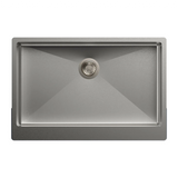 1 BOWL W/O DRAINBOARD (DEPTH 9INCH) THK 1.2MM - CARYSIL -  ( MATT FINISH - APPRON SINK - STRAIGHT - 837x577 mm - 33inchX22inch )