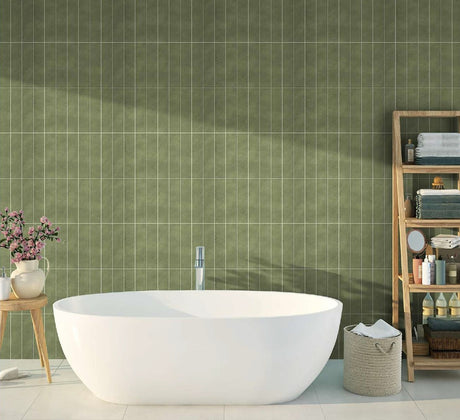 TIERRAS EMERALD - INDIAN TILES -  (  - WALL TILES SERIES - 600x300 mm - 24inchX12inch )