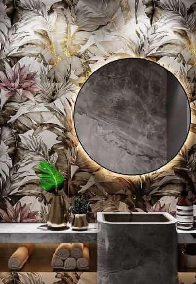 TROPICAL BROWN DECOR - EUROPEAN -  (  -  - 1200x600 mm - 48inchX24inch )