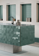 UP GREEN MATT - EUROPEAN -  (  - MIORCA - 100x100 mm - 4inchX4inch )