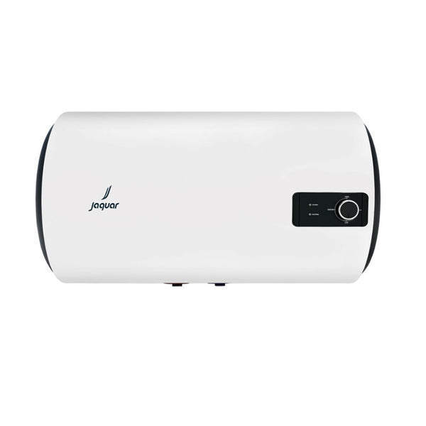 VERSA HORIZONTAL MANUAL STORAGE WATER HEATER 100 LTR (3KW)- JAQUAR GEYSERS - ( WHITE - VERSA - 990x510 mm - 39.6inchX20.4inch )