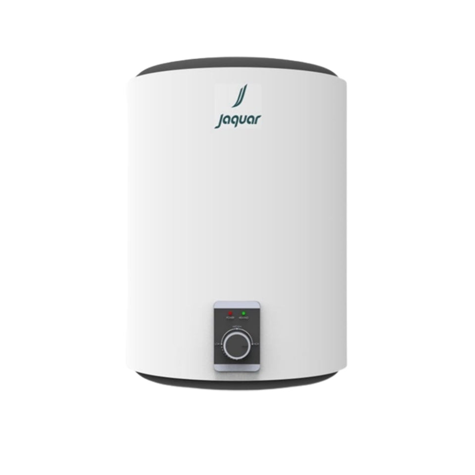 VERSA VERTICAL MANUAL STORAGE WATER HEATER 70 LTR 3 KW - JAQUAR GEYSERS -  ( WHITE - VERSA VERTICAL - 480x510 mm - 19.2inchX20.4inch )