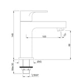 PILLAR COCK - JAQUAR FAUCETS -  ( GOLD DUST - VIGNETTE PRIME - 0x15 mm - 0inchX0.5inch )