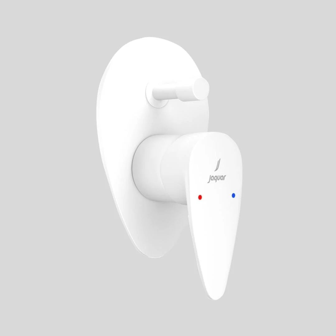 SINGLE LEVER EXPOSED PARTS KIT OF HI-FLOW DIVERTER - JAQUAR FAUCETS -  ( WHITE MATT - VIGNETTE PRIME - 0x15 mm - 0inchX0.5inch )