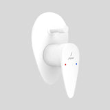 SINGLE LEVER EXPOSED PARTS KIT OF HI-FLOW DIVERTER - JAQUAR FAUCETS -  ( WHITE MATT - VIGNETTE PRIME - 0x15 mm - 0inchX0.5inch )