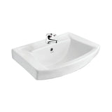 WASH BASIN VIKING - HINDWARE -  ( STAR WHITE - VIKING - 550x410 mm - 22inchX16inch )