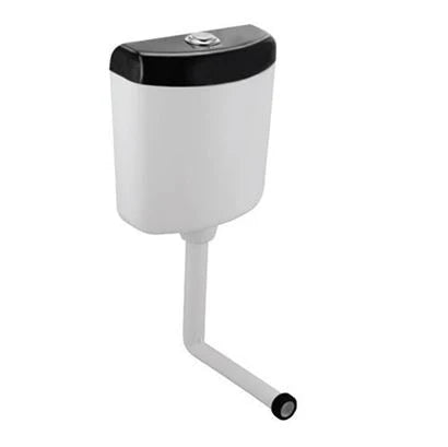 WALL HUNG CISTERN WITH BLACK TOP, DRAINAGE - JAQUAR CISTERN - ( WHITE - ALLIED - 450x15 mm - 0.5inchX0inch )