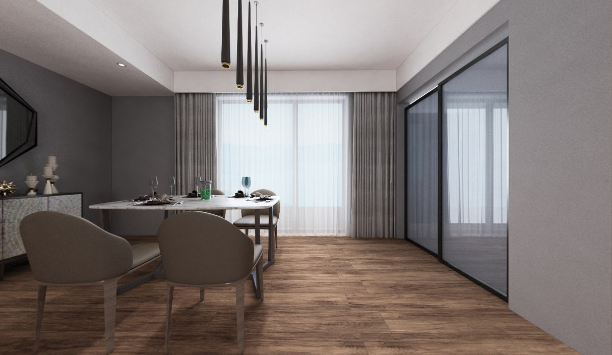 CARIBBEN WOOD - INDIAN TILES -  (  - LAVISH WOODEN STRIP - 1200x200 mm - 48inchX8inch )