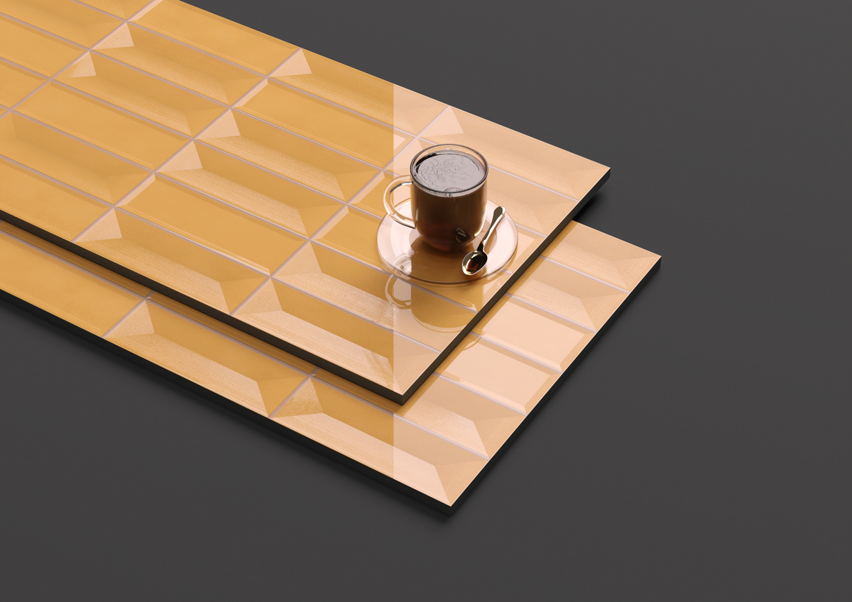 8050 HL - INDIAN TILES -  (  - BLACKBERRY GLOSSY - 600x300 mm - 24inchX12inch )